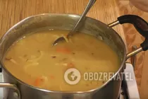 Гороховый суп-пюре - Шаг 7 Гороховый суп-пюре - Шаг 7