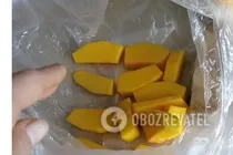 Цукаты из тыквы без варки - Шаг 2 Цукаты из тыквы без варки - Шаг 2