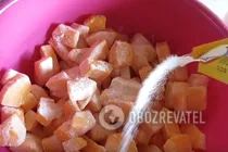 Цукаты из тыквы без варки - Шаг 3 Цукаты из тыквы без варки - Шаг 3
