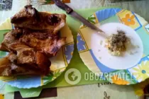 Щековина в луковой шелухе - Шаг 5 Щековина в луковой шелухе - Шаг 5