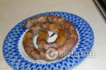 Домашняя колбаса в духовке - Шаг 7 Домашняя колбаса в духовке - Шаг 7