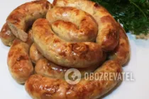 Домашняя куриная колбаса в духовке - Шаг 9 Домашняя куриная колбаса в духовке - Шаг 9