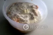 Домашняя куриная колбаса в кишке - Шаг 4 Домашняя куриная колбаса в кишке - Шаг 4