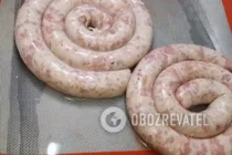 Куриная колбаса - Шаг 7 Куриная колбаса - Шаг 7