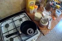Манна каша на воді - Крок 1 Манна каша на воді - Крок 1