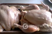 Домашняя куриная колбаса в кишке - Шаг 1 Домашняя куриная колбаса в кишке - Шаг 1