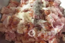 Куриная колбаса с желатином - Шаг 2 Куриная колбаса с желатином - Шаг 2