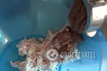 Печінкова ковбаса в пакеті - Крок 2 Печінкова ковбаса в пакеті - Крок 2