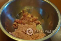 Домашня куряча ковбаса в харчовій плівці - Крок 1 Домашня куряча ковбаса в харчовій плівці - Крок 1