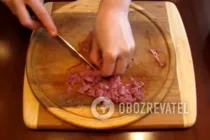 Печеночная колбаса с гречкой - Шаг 4 Печеночная колбаса с гречкой - Шаг 4