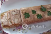Куриная колбаса с желатином - Шаг 7 Куриная колбаса с желатином - Шаг 7