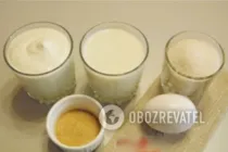Панна-котта зі сметани - Крок 1 Панна-котта зі сметани - Крок 1