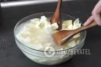 Сыр Сулугуни - Шаг 3 Сыр Сулугуни - Шаг 3