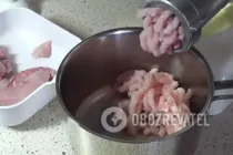 Колбаса из куриного филе - Шаг 2 Колбаса из куриного филе - Шаг 2