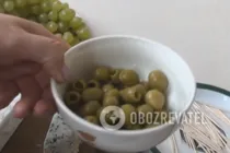 Канапе с маслинами - Шаг 3 Канапе с маслинами - Шаг 3