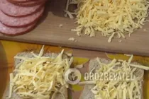 Тосты с сыром - Шаг 3 Тосты с сыром - Шаг 3