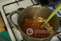 Суп с фасолью и грибами - Шаг 6 Суп с фасолью и грибами - Шаг 6