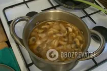 Суп с фасолью и грибами - Шаг 7 Суп с фасолью и грибами - Шаг 7