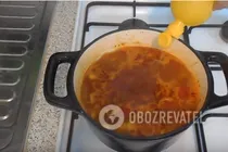 Томатный суп с фасолью - Шаг 8 Томатный суп с фасолью - Шаг 8