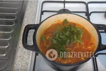 Томатный суп с фасолью - Шаг 9 Томатный суп с фасолью - Шаг 9