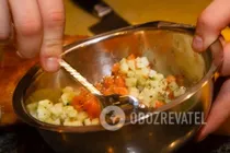 Брускетта с лососем - Шаг 3 Брускетта с лососем - Шаг 3