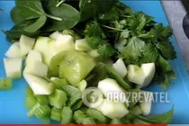 Смузи с сельдереем - Шаг 3 Смузи с сельдереем - Шаг 3