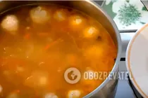 Суп с куриным фаршем - Шаг 10 Суп с куриным фаршем - Шаг 10