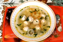 Суп с куриным фаршем - Шаг 12 Суп с куриным фаршем - Шаг 12