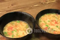 Яичный суп с помидорами - Шаг 7 Яичный суп с помидорами - Шаг 7