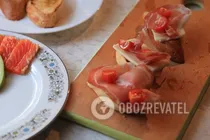 Брускетта с прошутто - Шаг 6 Брускетта с прошутто - Шаг 6