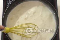 Соус бешамель з вершками - Крок 6 Соус бешамель з вершками - Крок 6