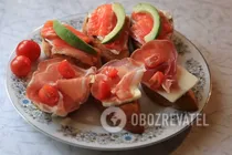 Брускетта с прошутто - Шаг 7 Брускетта с прошутто - Шаг 7