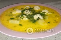 Сирний суп з фрикадельками - Крок 9 Сирний суп з фрикадельками - Крок 9