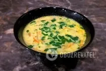 Сырный суп с шампиньонами - Шаг 9 Сырный суп с шампиньонами - Шаг 9