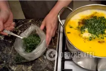 Сырный суп с шампиньонами - Шаг 8 Сырный суп с шампиньонами - Шаг 8