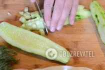 Окрошка на айране - Шаг 3 Окрошка на айране - Шаг 3