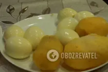 Окрошка з сьомгою - Крок 1 Окрошка з сьомгою - Крок 1
