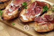 Брускетта з хамоном - Крок 7 Брускетта з хамоном - Крок 7