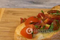 Брускетта з помідорами - Крок 6 Брускетта з помідорами - Крок 6