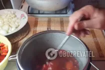Соус из слив и помидоров - Шаг 2 Соус из слив и помидоров - Шаг 2