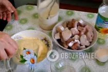 Жареный хек в кляре - Шаг 4 Жареный хек в кляре - Шаг 4