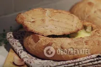 Суп в хлебе - Шаг 7 Суп в хлебе - Шаг 7