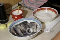 Жареный карась в сметане - Шаг 1 Жареный карась в сметане - Шаг 1