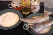 Жареный минтай - Шаг 1 Жареный минтай - Шаг 1