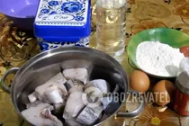 Минтай в кляре - Шаг 1 Минтай в кляре - Шаг 1