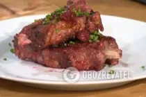 Вишневий соус до м'яса - Крок 8 Вишневий соус до м'яса - Крок 8