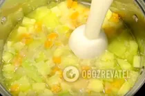 Суп-пюре из кабачков - Шаг 4 Суп-пюре из кабачков - Шаг 4