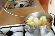 Суп-пюре з цвітної капусти - Крок 4 Суп-пюре з цвітної капусти - Крок 4