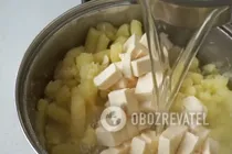 Сырный суп-пюре - Шаг 4 Сырный суп-пюре - Шаг 4