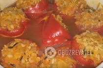 Фарширований перець без м'яса - Крок 8 Фарширований перець без м'яса - Крок 8